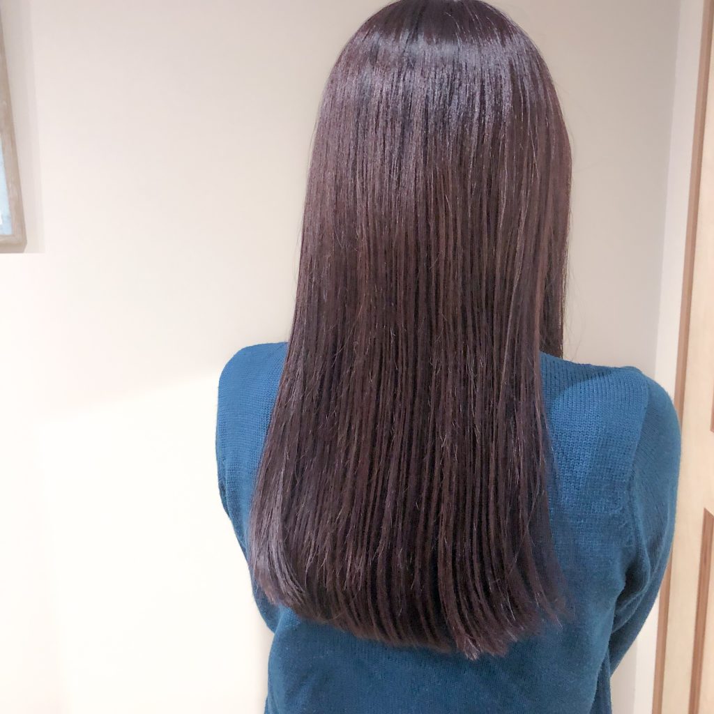 暗めでも透明感が大事 ツヤ感のある ラベンダーカラー Hair Salon Piece Official Site ヘアサロン ピース